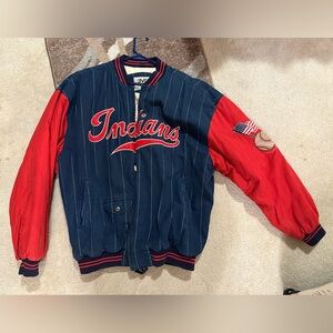 Collector’s Vintage Cleveland Indians Cooperstown Commemorative Varsity Jacket